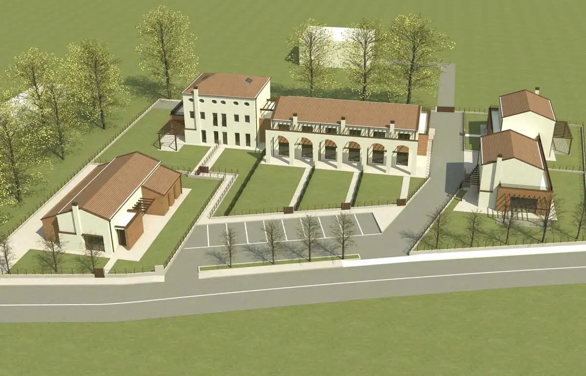 Ricostruzione dei volumi costituiti da una Villa dell’800